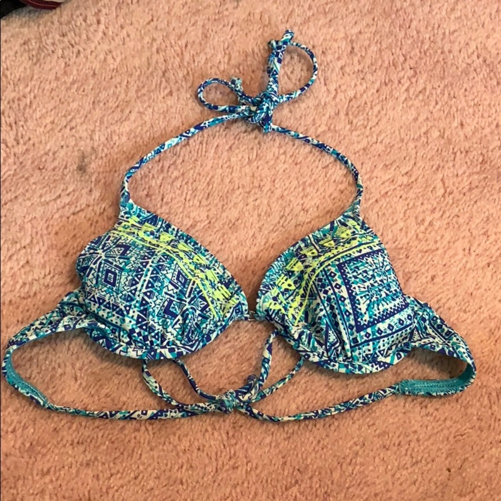 Printed Bikini Top
